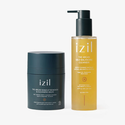 The Argan Double Cleansing & Nourishing Duo hover view